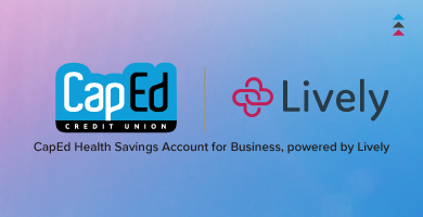 CapEd Health Savings Account for Business, powered by Lively.