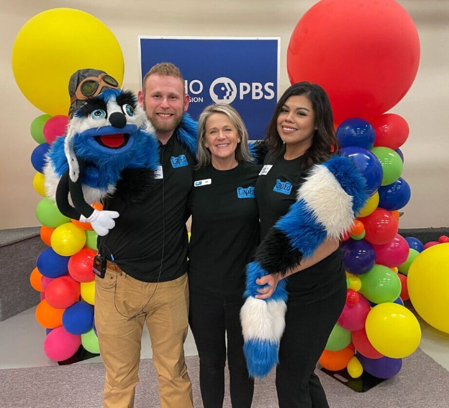 CapEd's Brand Engagement team working with PBS to encourage childhood literacy.