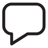Speech bubble.