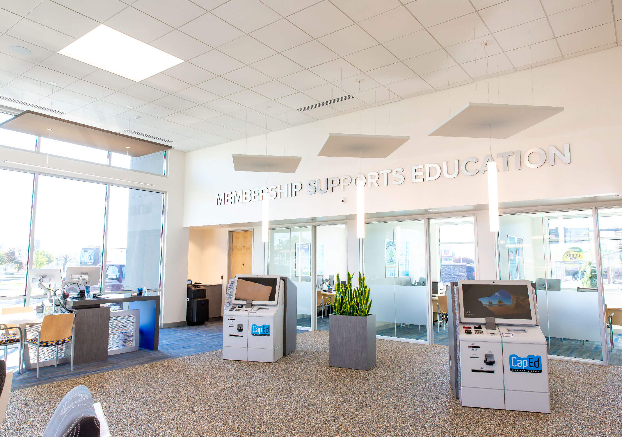 CapEd Cleveland location self-help kiosks.