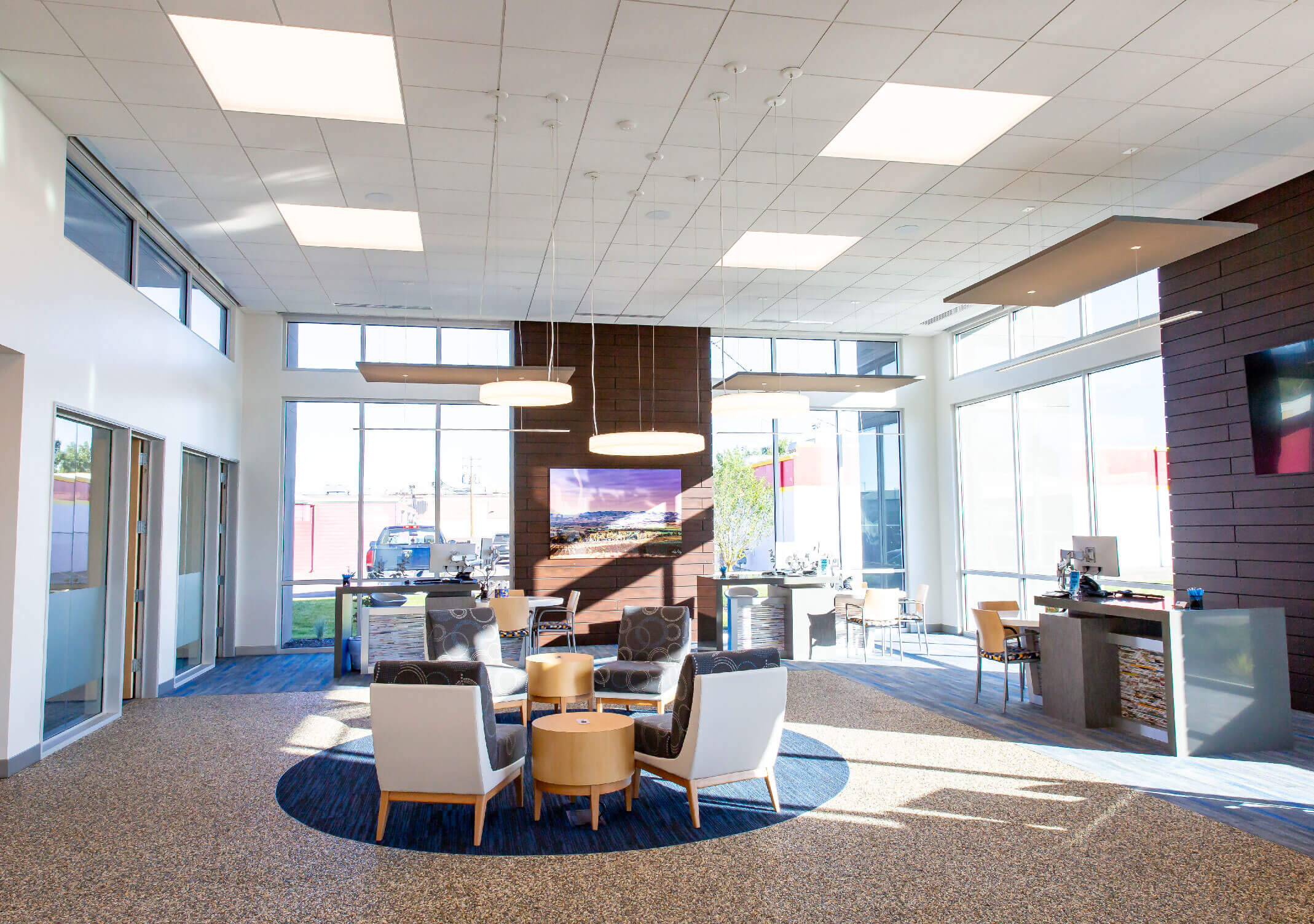 CapEd Cleveland location lobby.