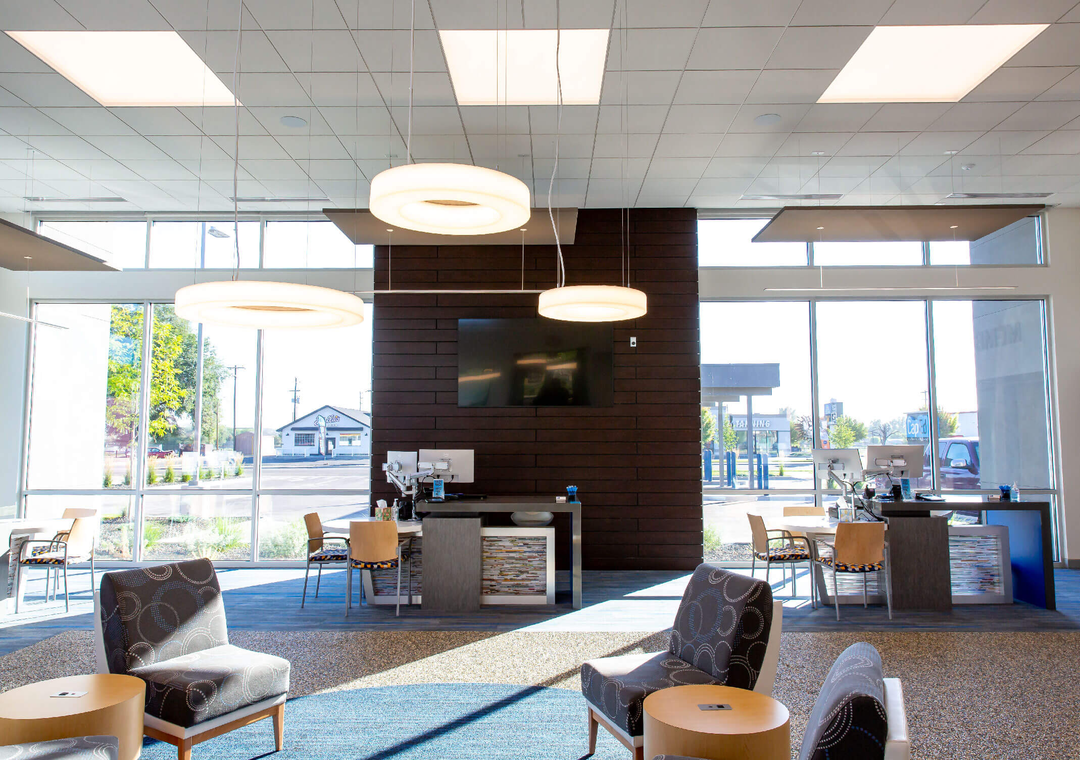 CapEd Cleveland location waiting area.