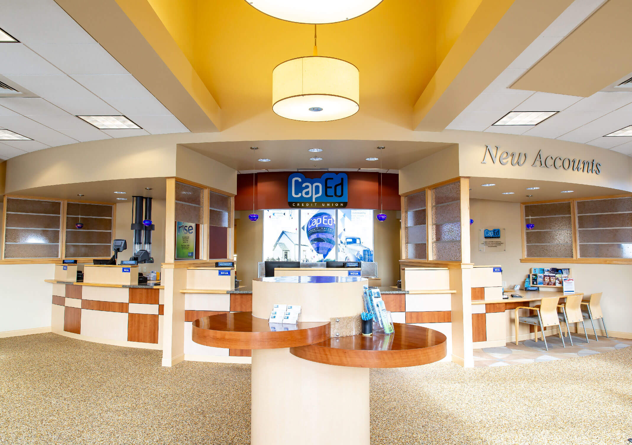 CapEd Eagle branch waiting area