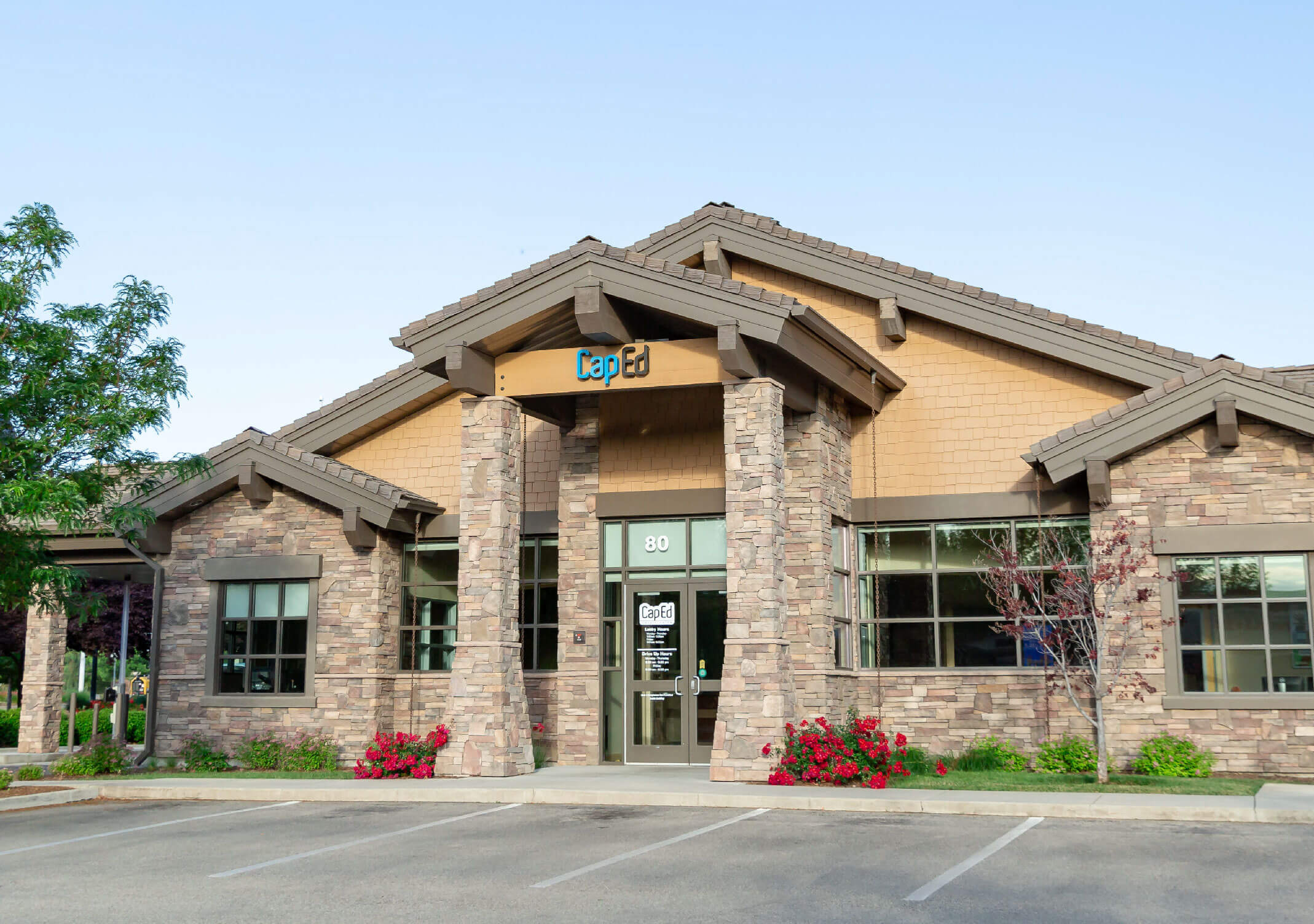 CapEd Eagle branch parking lot