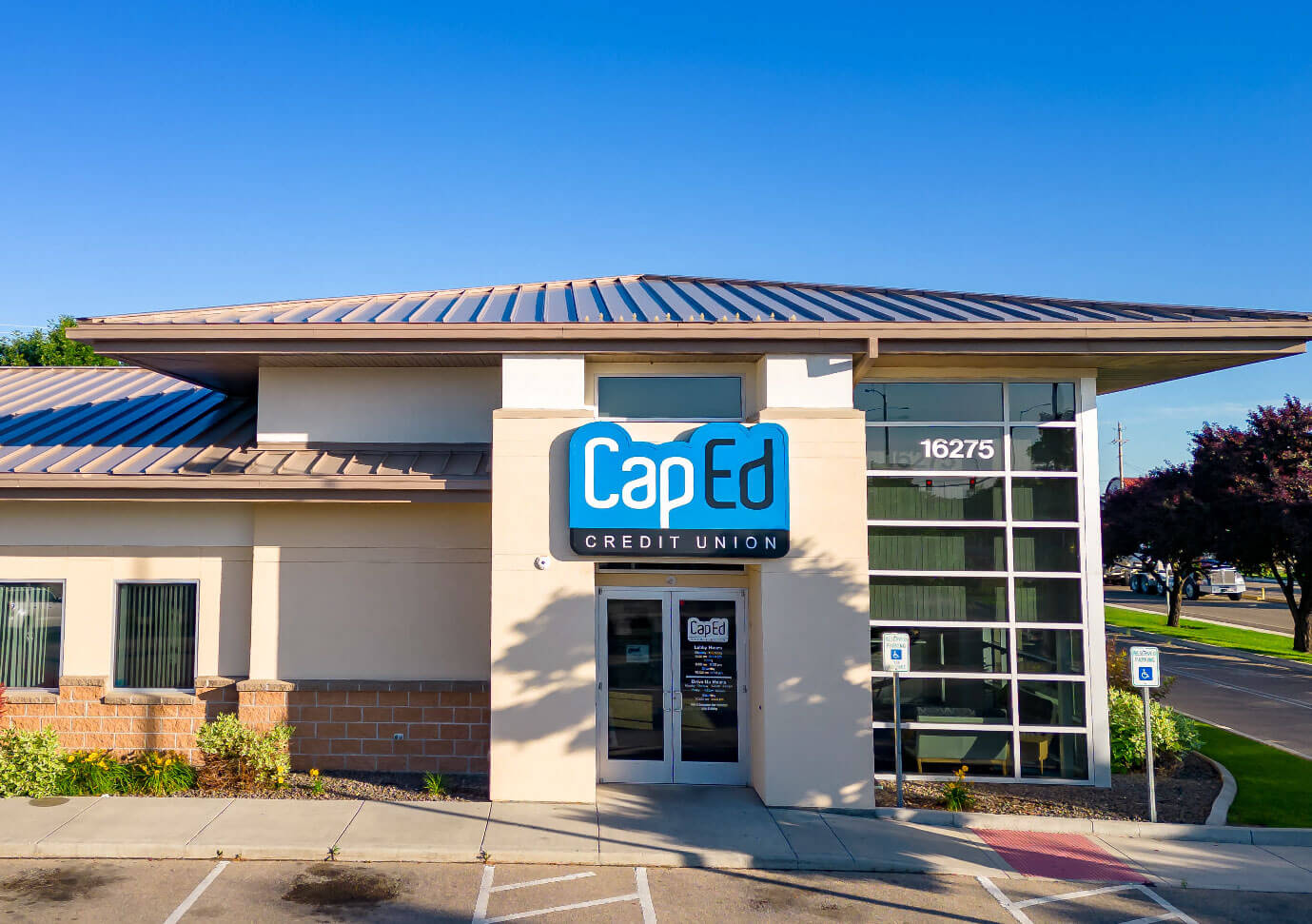 CapEd's Marketplace location front entrance.