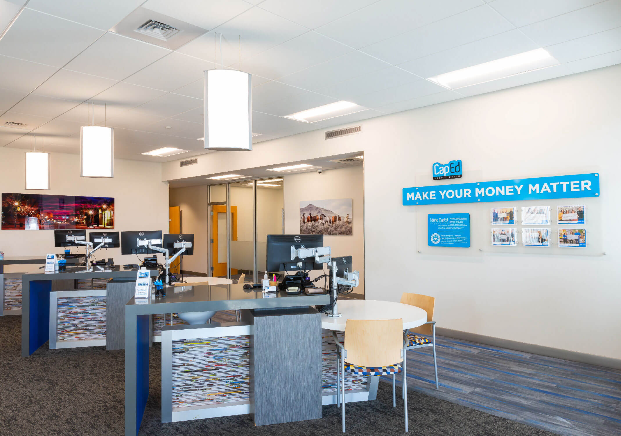 CapEd Marketplace location self-help kiosks.