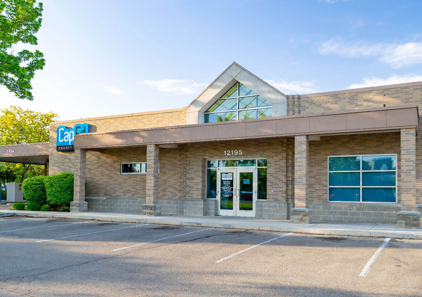 CapEd's McMillan location parking lot.