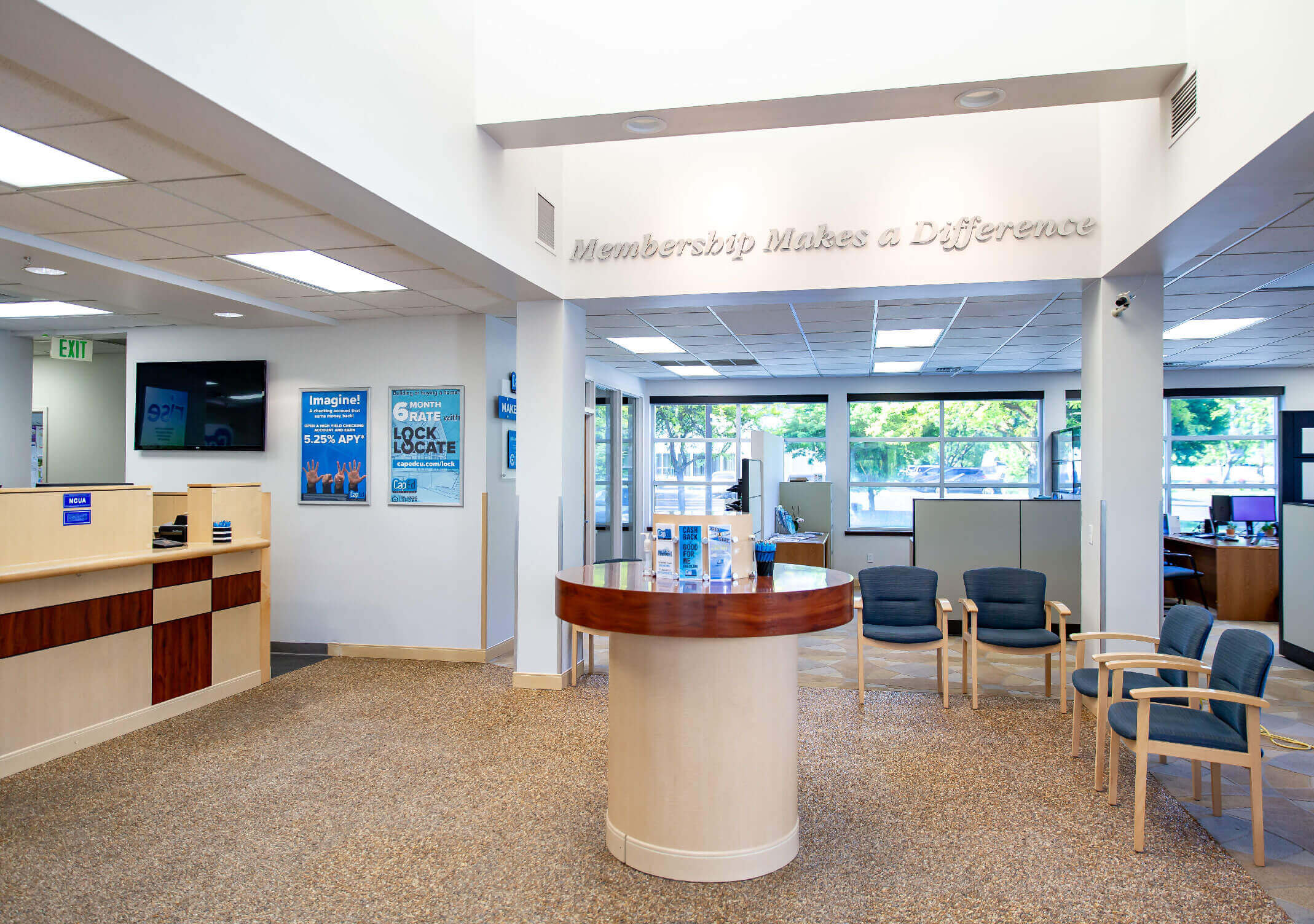 CapEd McMillan location lobby.