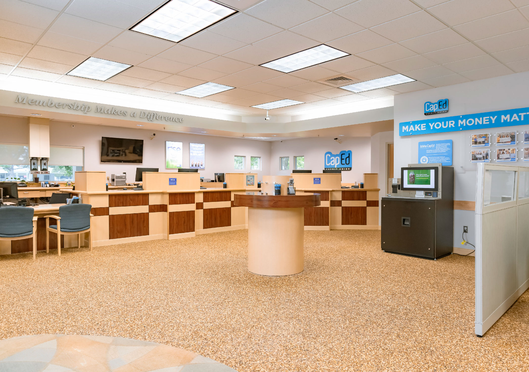 CapEd Parkcenter location waiting area.
