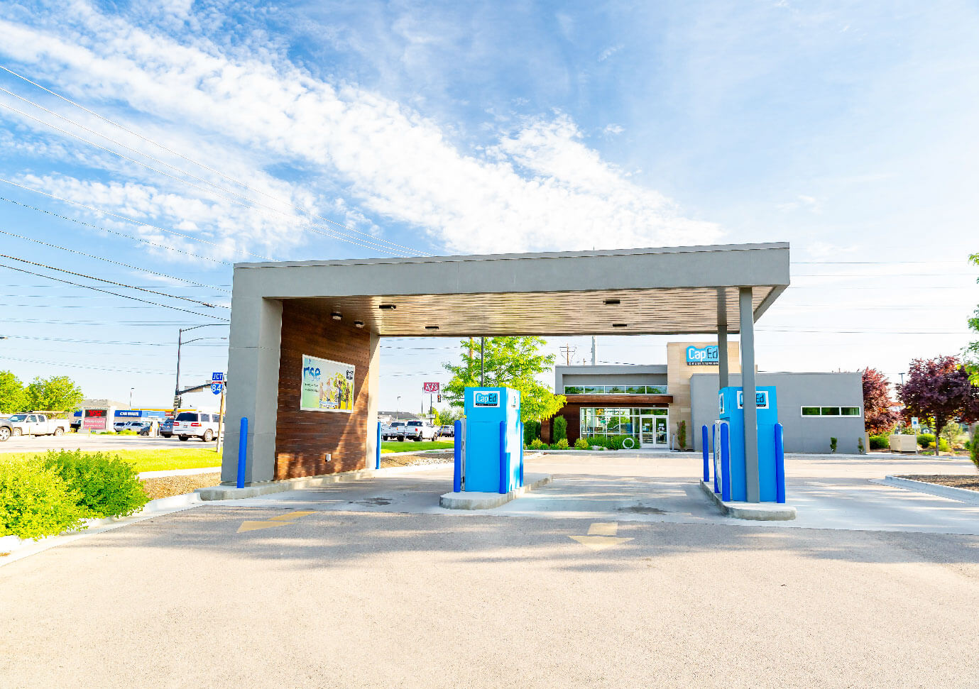 CapEd's South Meridian location drive through.