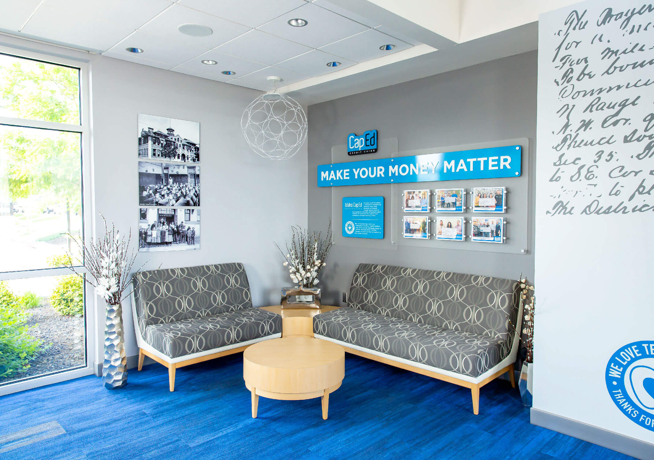 CapEd South Meridian location waiting area.